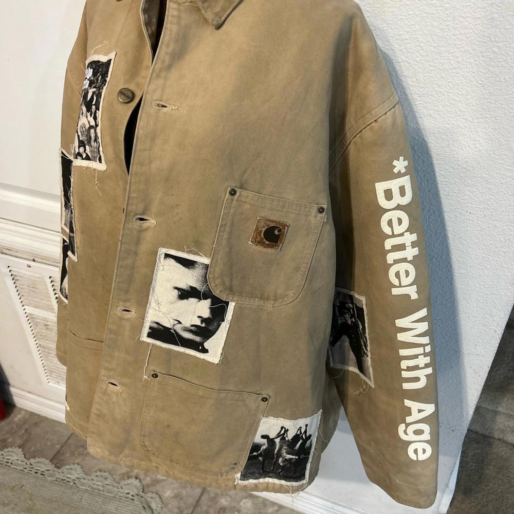 BETTER WITH AGE SIMON REBUILT CARHARTT JACKET MULTI Jacket Multi Men’s XXL - Picture 2 of 7